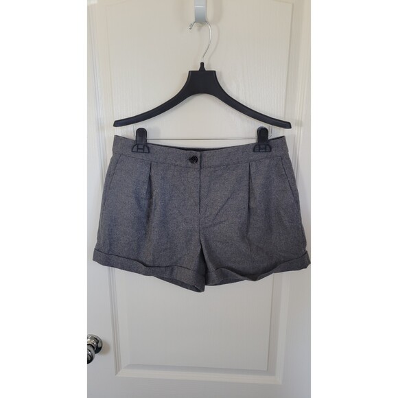 Women's Kate Spade New York Wool-Blend Cuffed Shorts - Picture 1 of 4